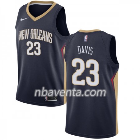 Camiseta Hombre New Orleans Pelicans Anthony Davis 23 Nike 2017-18 Navy Swingman Camiseta Hombre New Orleans Pelicans Anthony Davis 23 Nike 2017-18 Navy Swingman